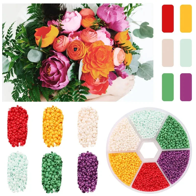 Colourful Glass Beads Kit