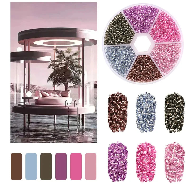 Colourful Glass Beads Kit