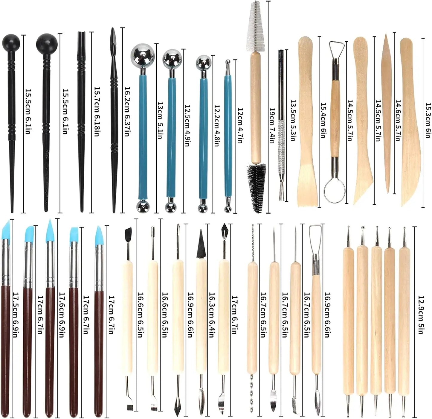 Kit completo para esculpir cerámica