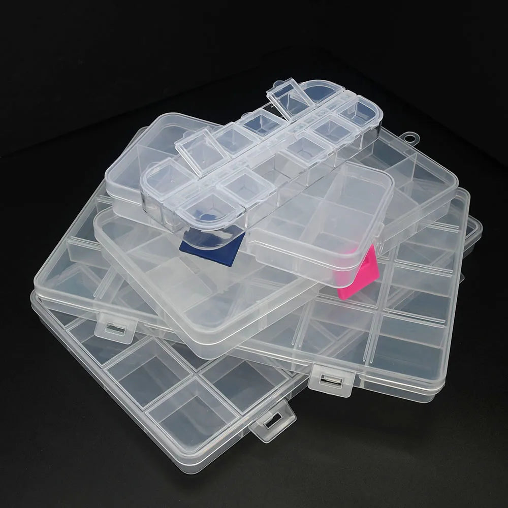 Caja de almacenamiento ajustable para manualidades