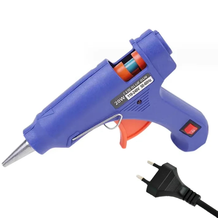 Pistola de pegamento termofusible de 20 W
