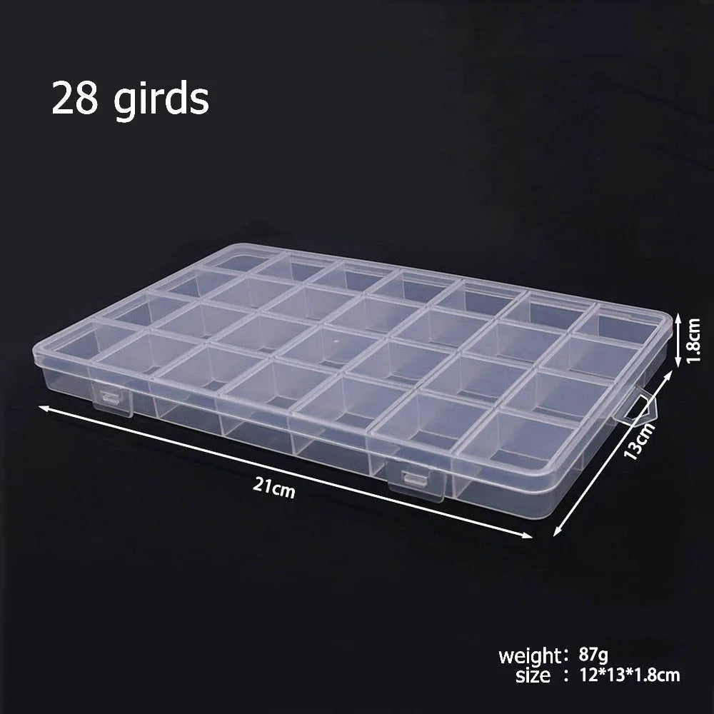 Caja de almacenamiento ajustable para manualidades