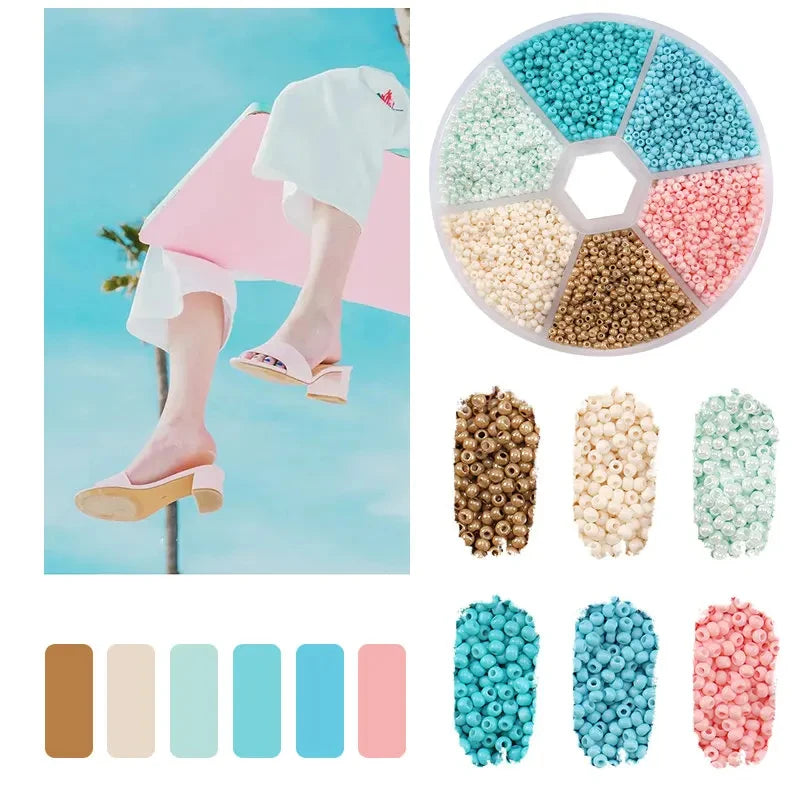 Colourful Glass Beads Kit