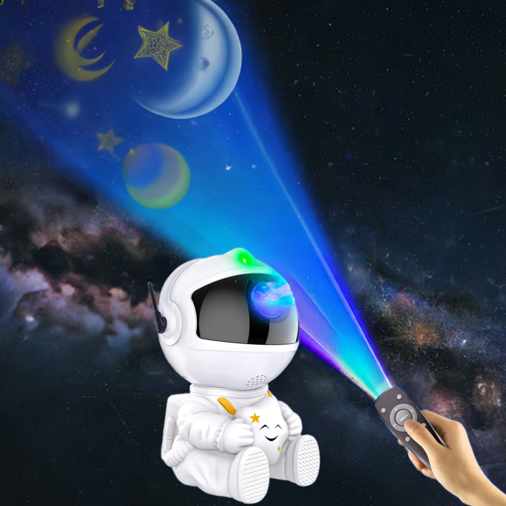 Proyector de estrellas de la galaxia del astronauta