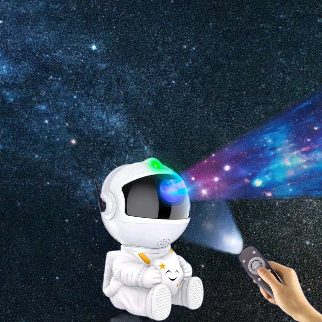 Proyector de estrellas de la galaxia del astronauta