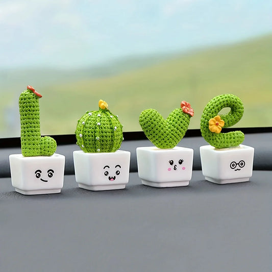 Mini Resin Cactus Set