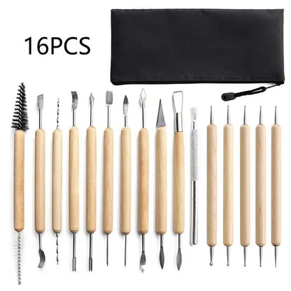 Complete Pottery Sculpting Kit