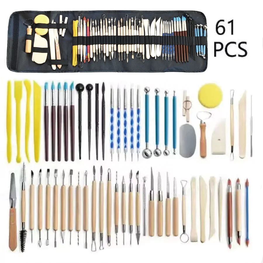 Complete Pottery Sculpting Kit