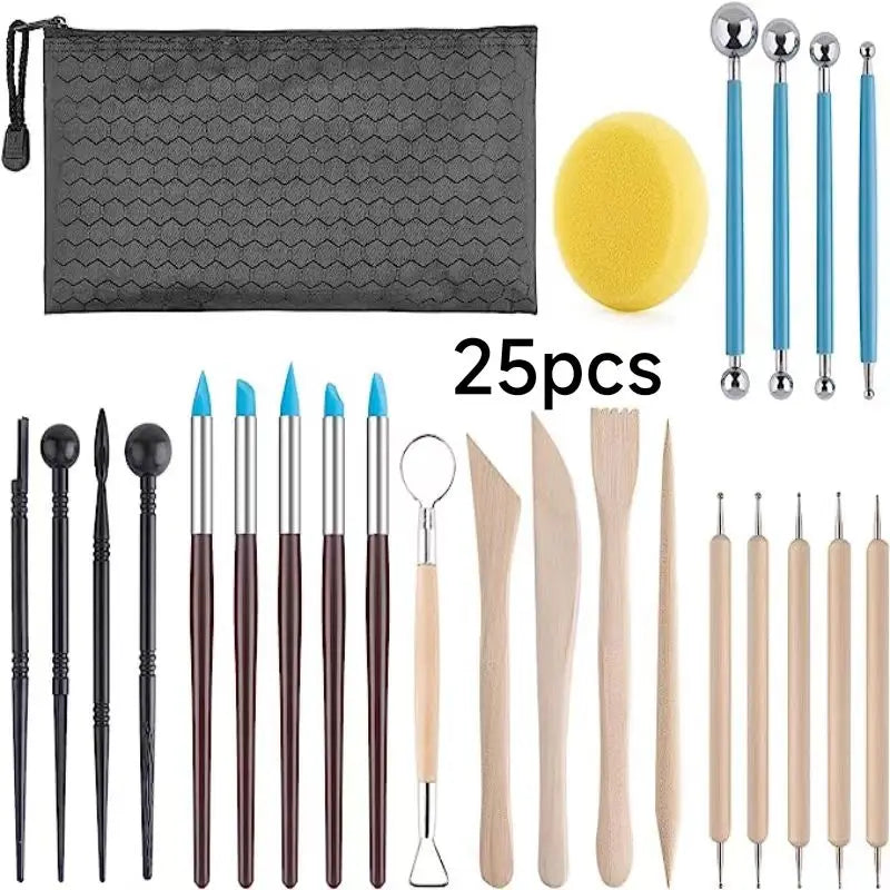 Complete Pottery Sculpting Kit