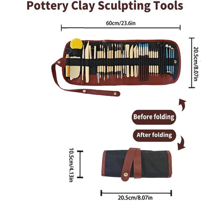 Complete Pottery Sculpting Kit