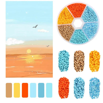 Colourful Glass Beads Kit