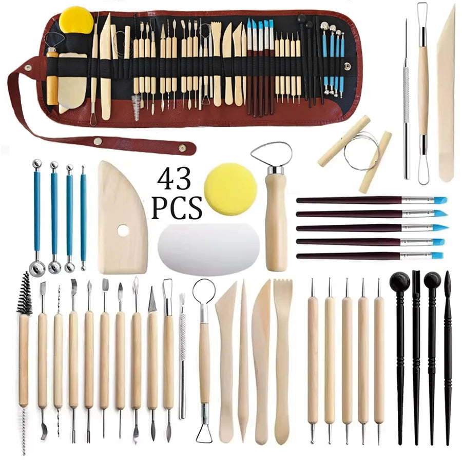 Complete Pottery Sculpting Kit