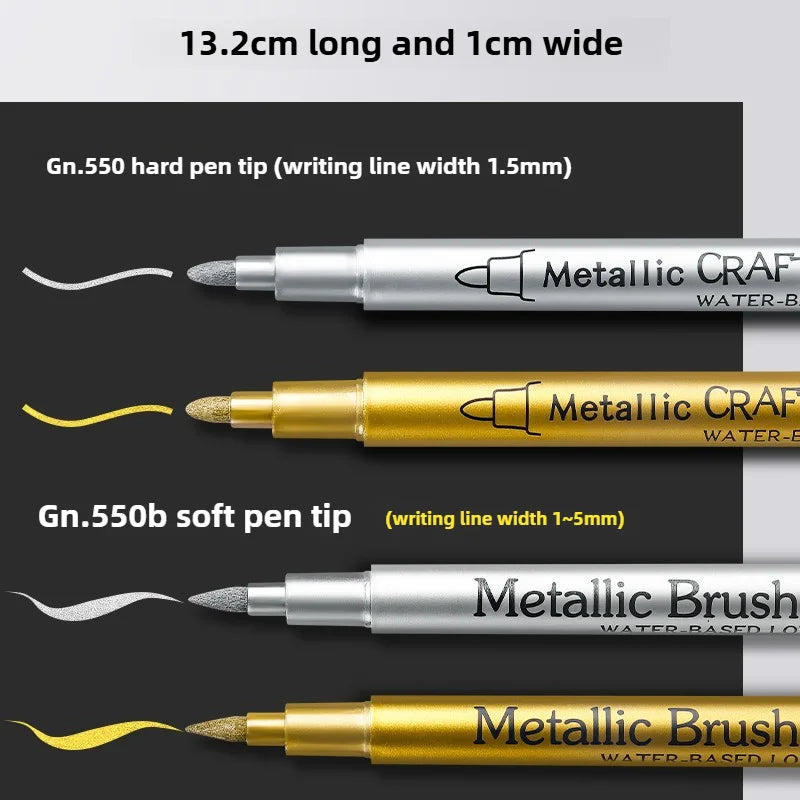 Metallic Permanent Marker Set