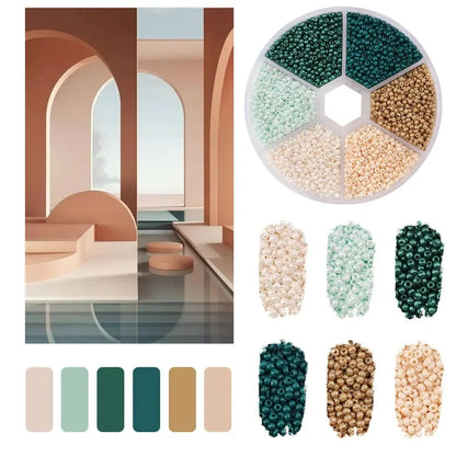 Colourful Glass Beads Kit