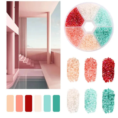 Colourful Glass Beads Kit