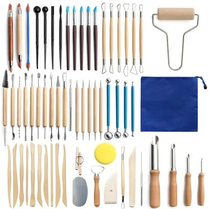 Complete Pottery Sculpting Kit