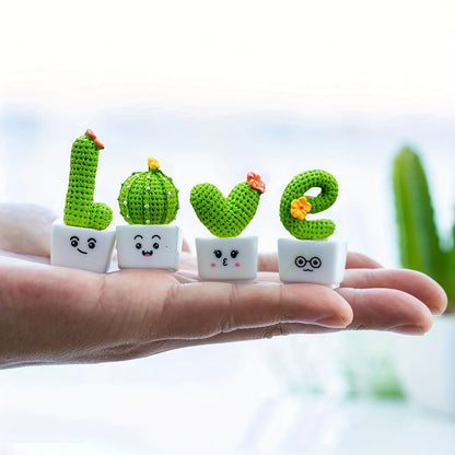 Mini Resin Cactus Set