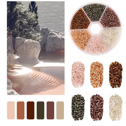 Colourful Glass Beads Kit