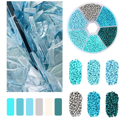 Colourful Glass Beads Kit